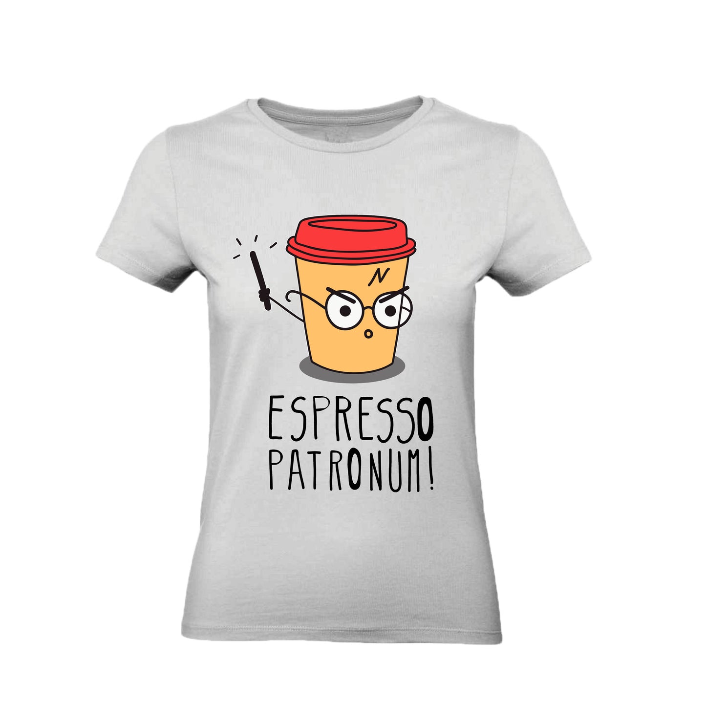 T-Shirt Uomo, Donna & Bambino - ESPRESSO PATRONUM - Maglietta Maglia Tshirt Super vestibilità Top qualità