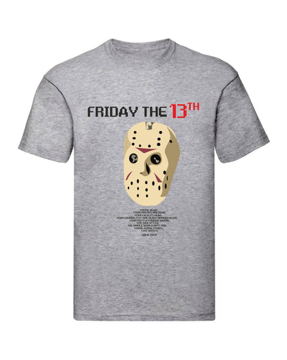 T-Shirt Uomo, Donna & Bambino - FRIDAY THE 13TH - Maglietta Maglia Tshirt Super vestibilità Top qualità