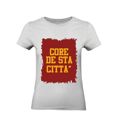 T-Shirt Uomo, Donna & Bambino - CORE DE STA CITTÀ - Maglietta Maglia Tshirt Super vestibilità Top qualità - Social Crazy