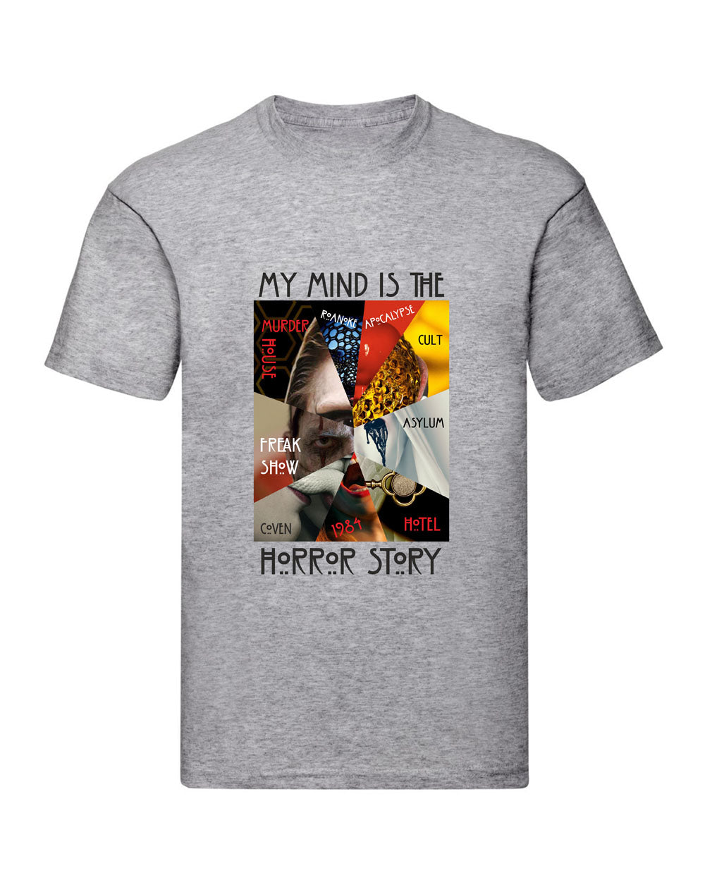 T-Shirt Uomo Donna & Bambino - MY MIND IS THE HORROR STORY  - Maglietta Maglia Tshirt Super vestibilità Top qualità