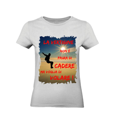 T-Shirt Uomo Donna & Bambino - LA VERTIGINE NON È PAURA DI CADERE - Maglietta Maglia Tshirt Super vestibilità Top qualità