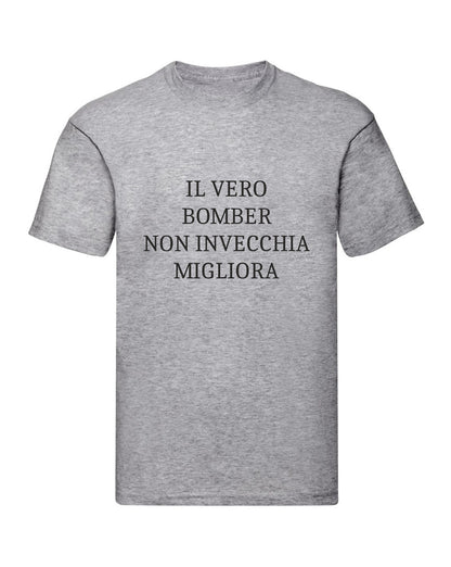 T-Shirt Uomo & Bambino - IL VERO BOMBER - Maglietta Maglia Tshirt Super vestibilità Top qualità