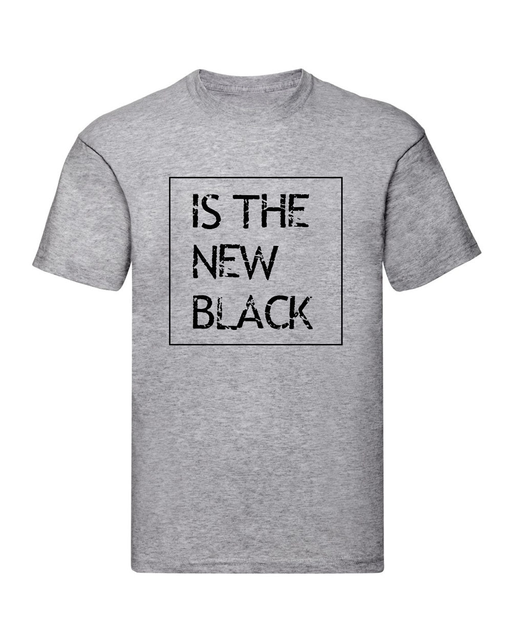 T-Shirt Uomo Donna & Bambino - IS THE NEW BLACK - Maglietta Maglia Tshirt Super vestibilità Top qualità