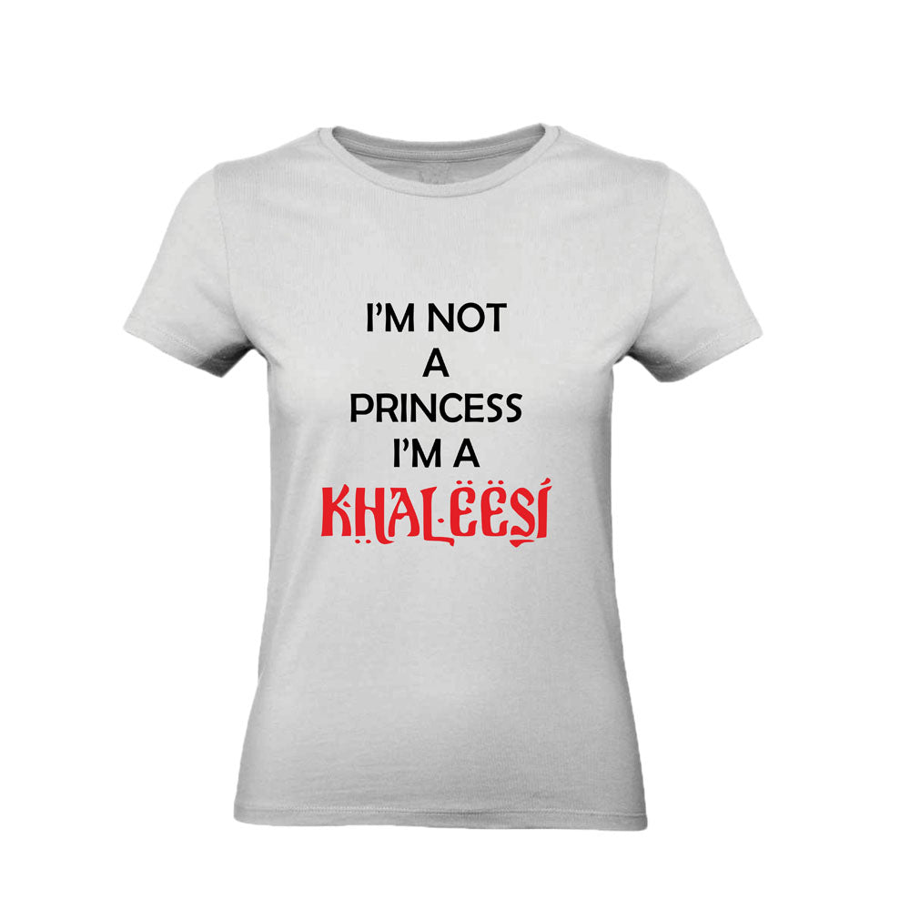 T-Shirt Uomo & Bambino - I'M NOT A PRINCESS I'M A KHALEESI - Maglietta Maglia Tshirt Super vestibilità Top qualità