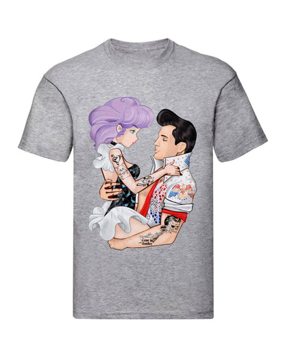 T-Shirt Uomo, Donna & Bambino - ELVIS E CREAMY - Maglietta Maglia Tshirt Super vestibilità Top qualità