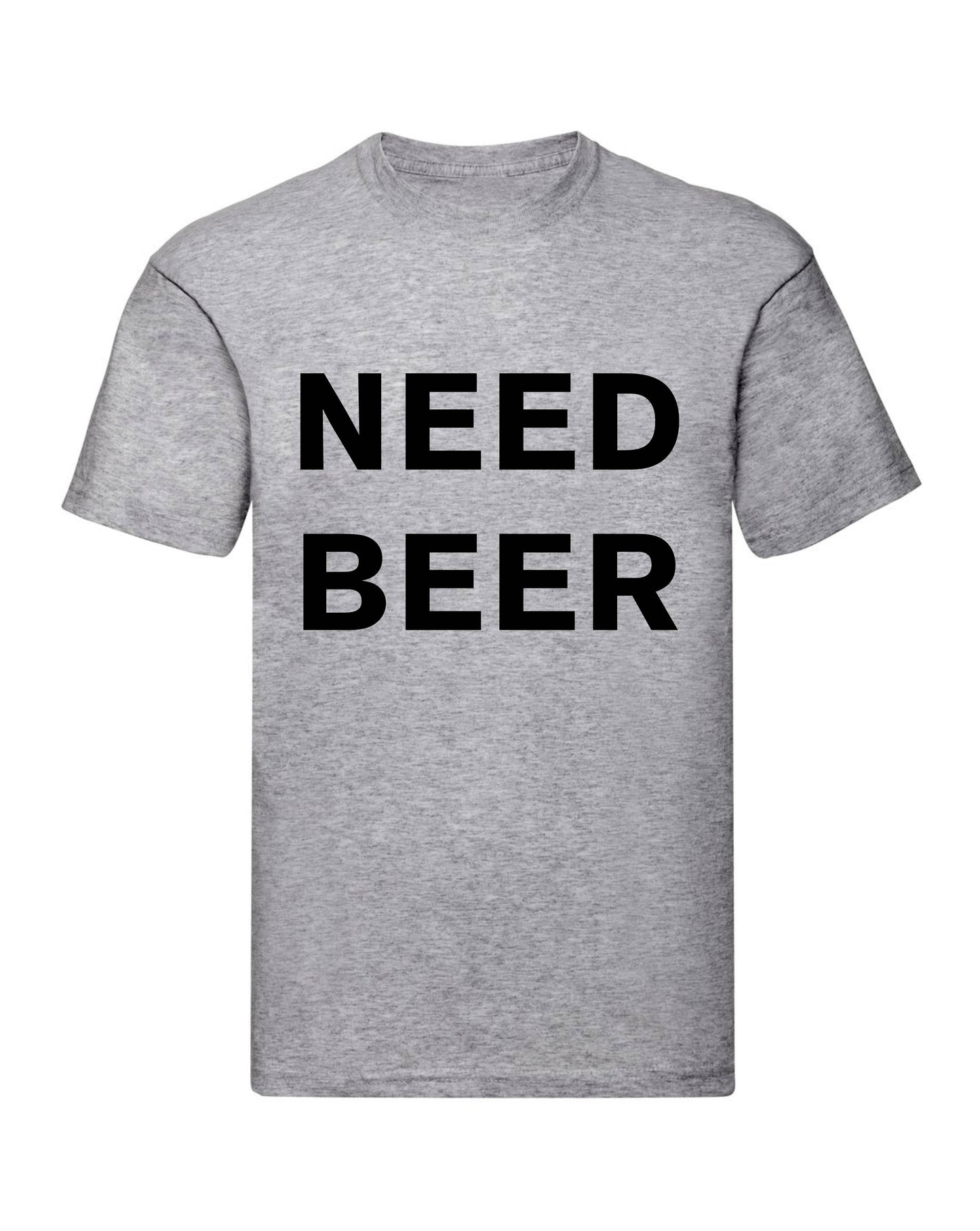 T-Shirt Uomo Donna & Bambino - NEED A BEER - Maglietta Maglia Tshirt Super vestibilità Top qualità