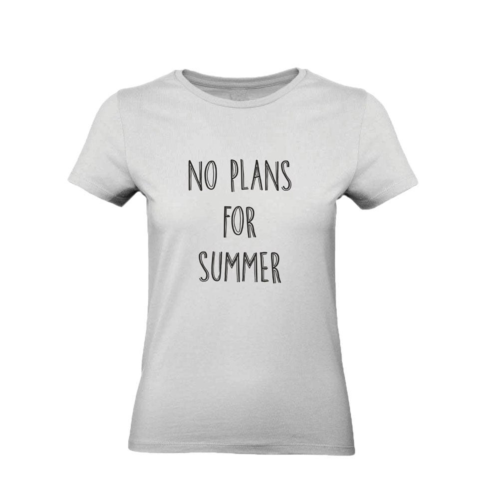 T-Shirt Uomo Donna & Bambino - NO PLANS FOR SUMMER - Maglietta Maglia Tshirt Super vestibilità Top qualità