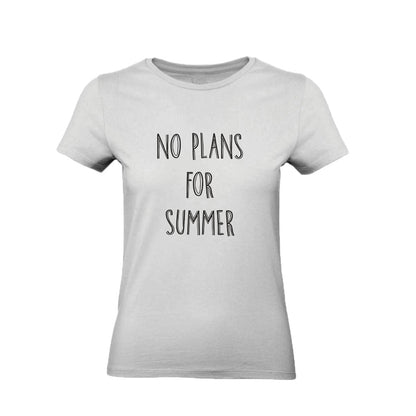 T-Shirt Uomo Donna & Bambino - NO PLANS FOR SUMMER - Maglietta Maglia Tshirt Super vestibilità Top qualità