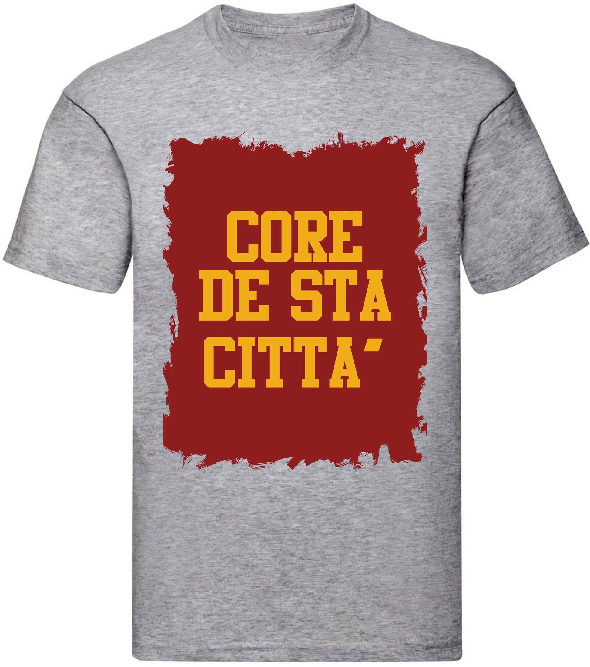 T-Shirt Uomo, Donna & Bambino - CORE DE STA CITTÀ - Maglietta Maglia Tshirt Super vestibilità Top qualità - Social Crazy