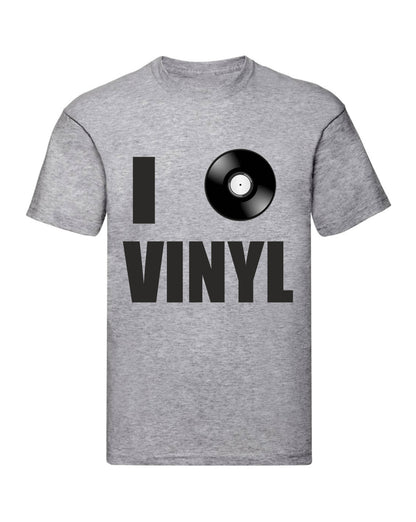 T-Shirt Uomo, Donna & Bambino - I LOVE VINYLS - Maglietta Maglia Tshirt Super vestibilità Top qualità
