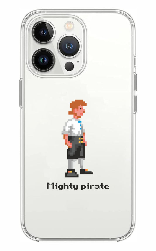 Cover Compatibile Con Tutti i Modelli iPhone - GUYBRUSH TREEPWOOD - Trasparente UltraSottili AntiGraffio Antiurto Case Custodia Marca