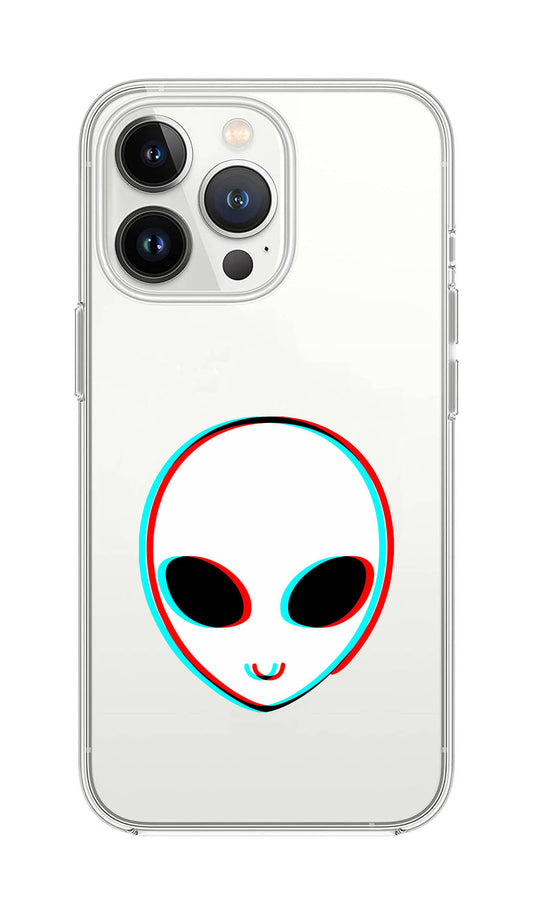 Cover Compatibile Con Tutti i Modelli iPhone - ALIEN GLITCH - Trasparente UltraSottili AntiGraffio Antiurto Case Custodia Marca