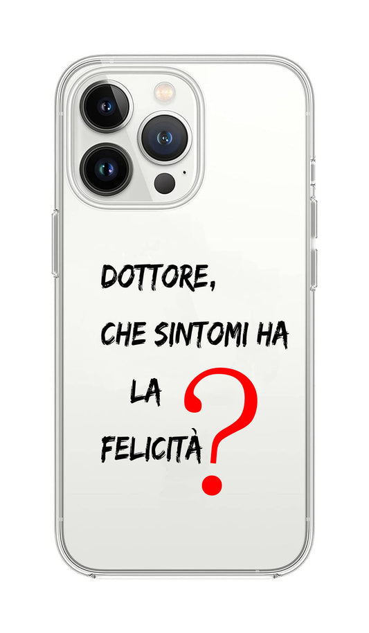 Cover Compatibile Con Tutti i Modelli iPhone - MI FIDO DI TE - Trasparente UltraSottili AntiGraffio Antiurto Case Custodia Marca
