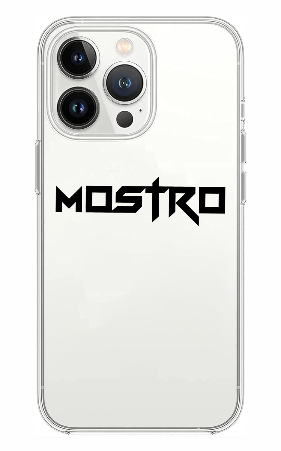 Cover Compatibile Con Tutti i Modelli iPhone - MOSTRO  - Trasparente UltraSottili AntiGraffio Antiurto Case Custodia Marca