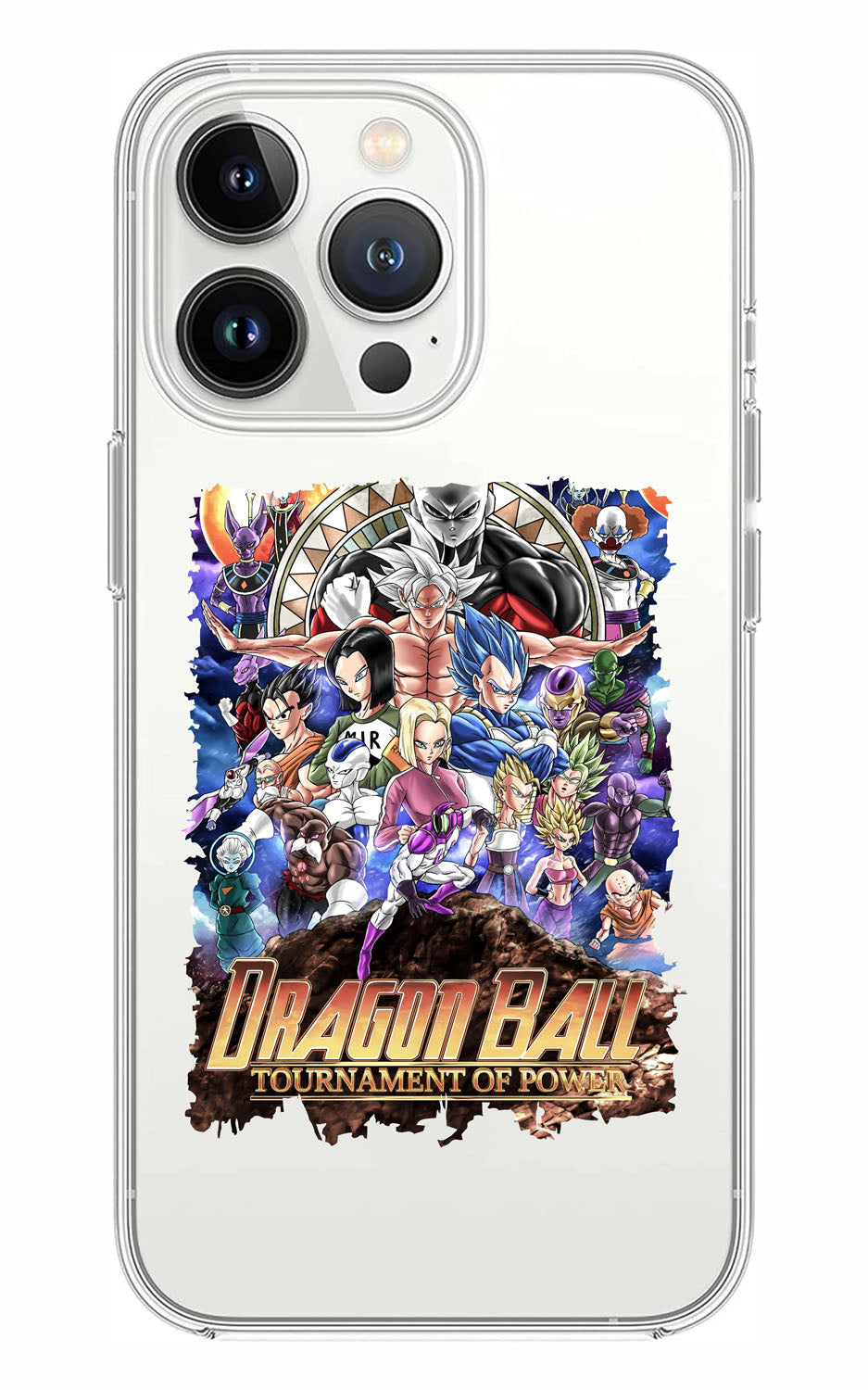 Cover Compatibile Con Tutti i Modelli iPhone - DRAGON BALL TORNEO DEL POTERE - Trasparente UltraSottili AntiGraffio Antiurto Case Custodia Marca