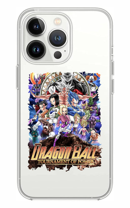 Cover Compatibile Con Tutti i Modelli iPhone - DRAGON BALL TORNEO DEL POTERE - Trasparente UltraSottili AntiGraffio Antiurto Case Custodia Marca