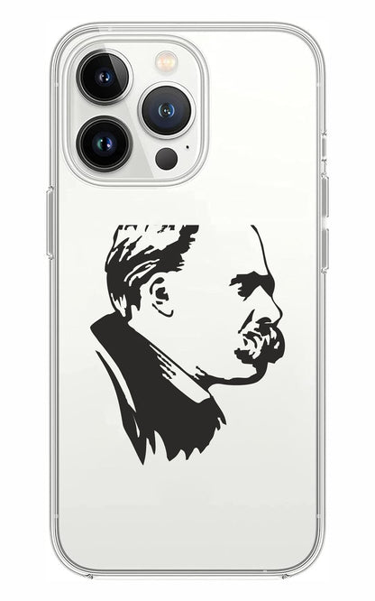 Cover Compatibile Con Tutti i Modelli iPhone - Friedrich Nietzsche - Trasparente UltraSottili AntiGraffio Antiurto Case Custodia Marca