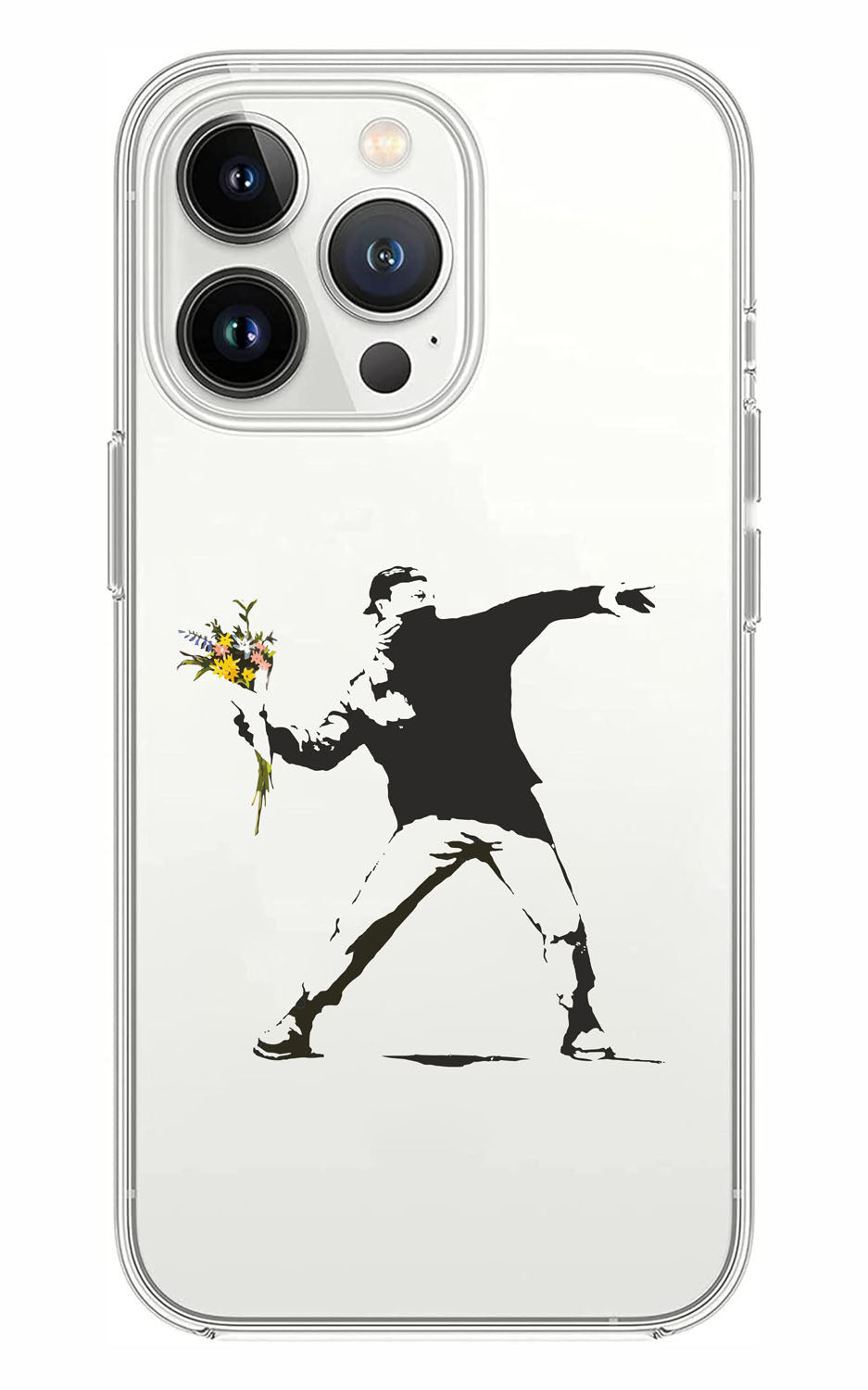 Cover Compatibile Con Tutti i Modelli iPhone - FIORI - Trasparente UltraSottili AntiGraffio Antiurto Case Custodia Marca