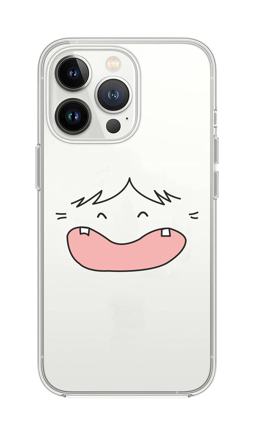 Cover Compatibile Con Tutti i Modelli iPhone - HELLO SPANK LINE ART - Trasparente UltraSottili AntiGraffio Antiurto Case Custodia Marca