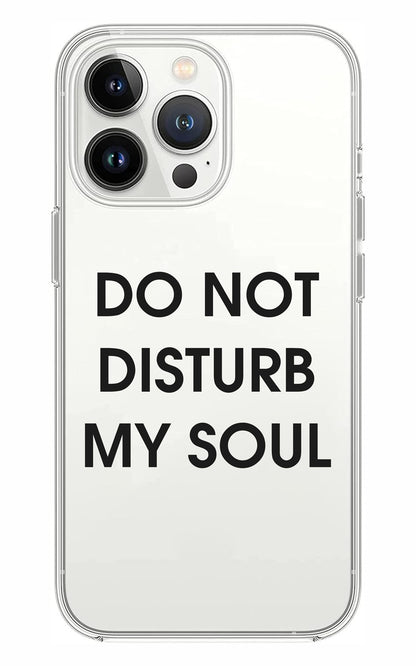 Cover Compatibile Con Tutti i Modelli iPhone - DO NOT DISTURB - Trasparente UltraSottili AntiGraffio Antiurto Case Custodia Marca