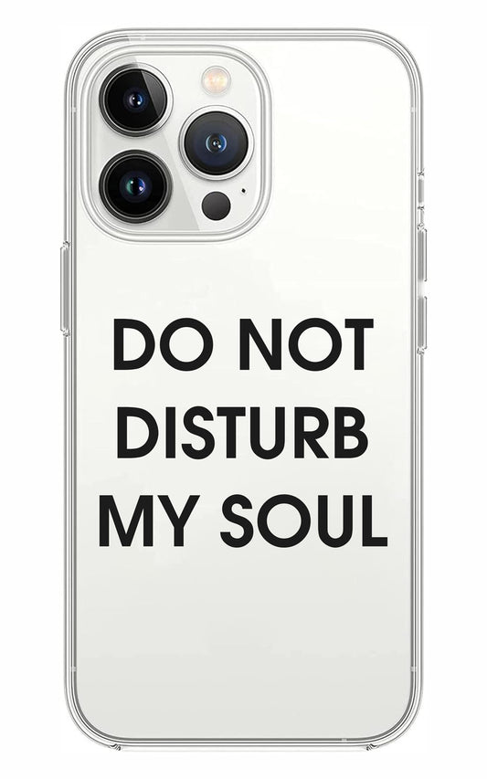 Cover Compatibile Con Tutti i Modelli iPhone - DO NOT DISTURB - Trasparente UltraSottili AntiGraffio Antiurto Case Custodia Marca
