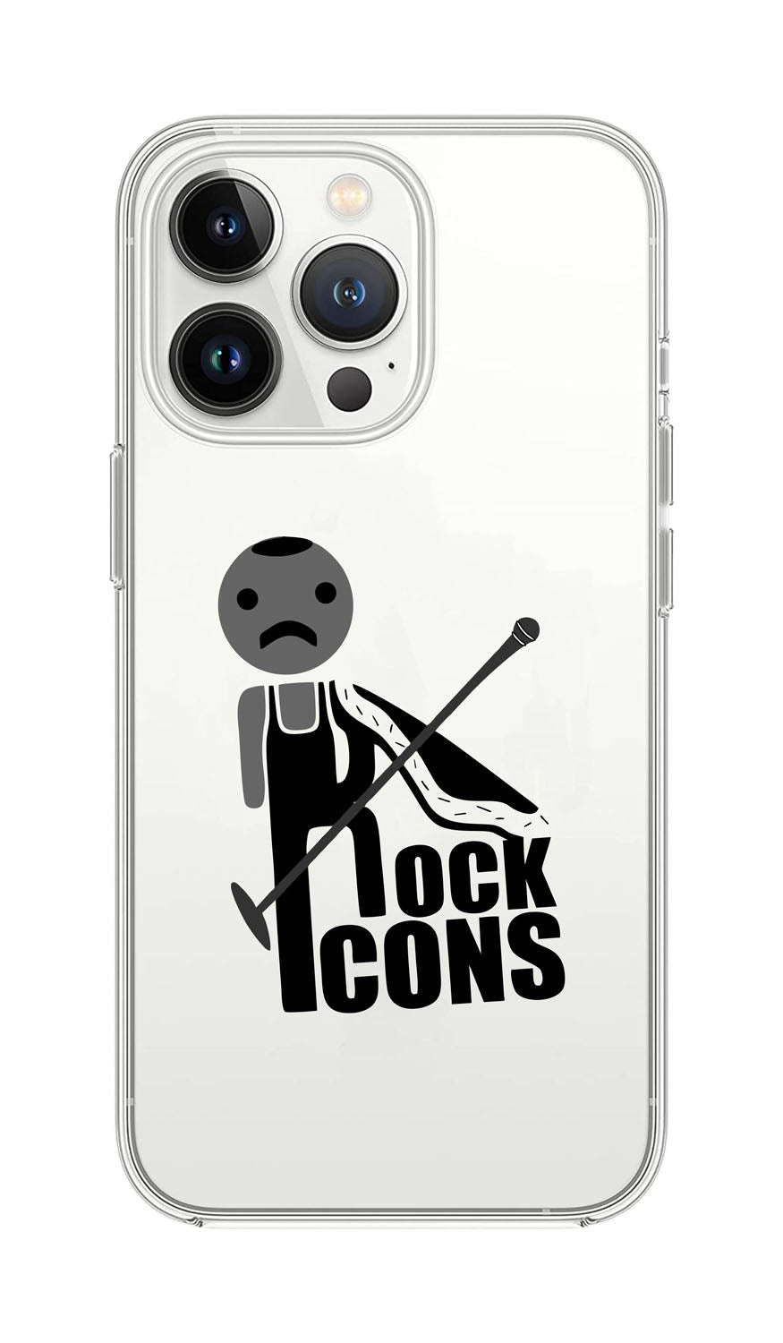Cover Compatibile Con Tutti i Modelli iPhone - FREDDY MERCURY ROCK ICONS - Trasparente UltraSottili AntiGraffio Antiurto Case Custodia Marca
