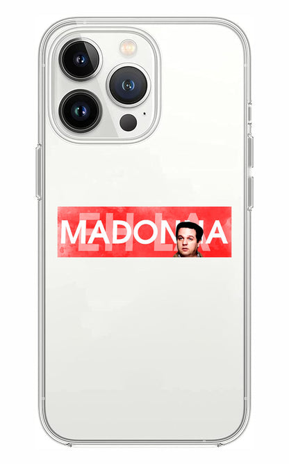 Cover Compatibile Con Tutti i Modelli iPhone - EH LA MADONNA - Trasparente UltraSottili AntiGraffio Antiurto Case Custodia Marca