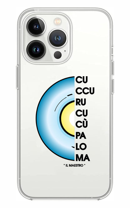 Cover Compatibile Con Tutti i Modelli iPhone - IL MAESTRO - Trasparente UltraSottili AntiGraffio Antiurto Case Custodia Marca