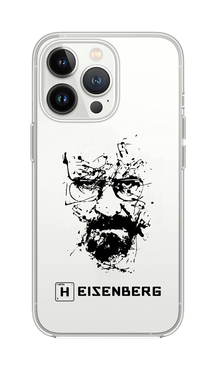 Cover Compatibile Con Tutti i Modelli iPhone - HEISENBERG - Trasparente UltraSottili AntiGraffio Antiurto Case Custodia Marca