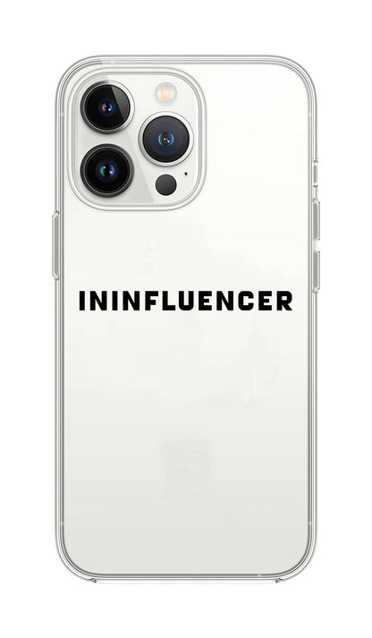 Cover Compatibile Con Tutti i Modelli iPhone - ININFLUENCER - Trasparente UltraSottili AntiGraffio Antiurto Case Custodia Marca