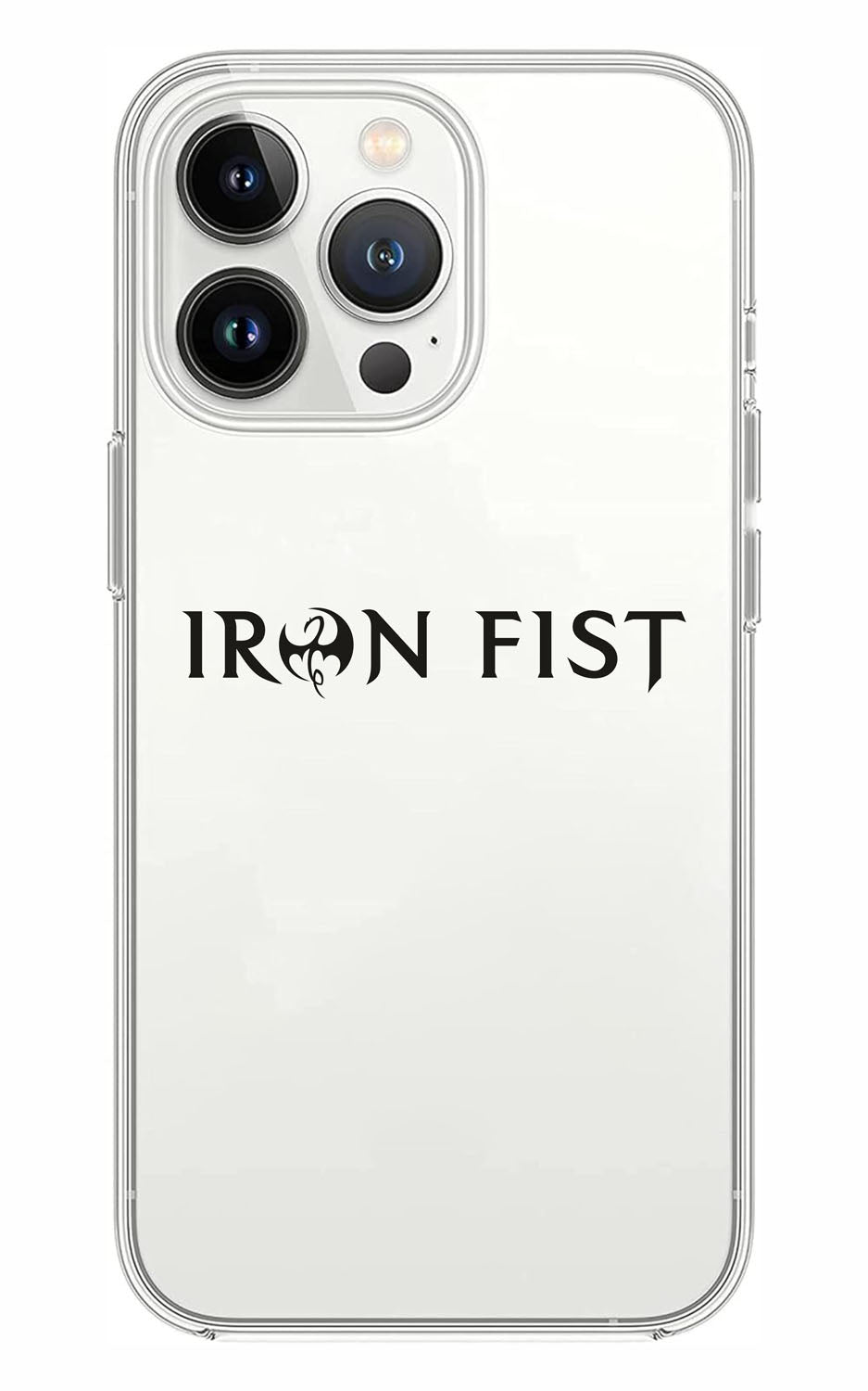 Cover Compatibile Con Tutti i Modelli iPhone - IRON FIST - Trasparente UltraSottili AntiGraffio Antiurto Case Custodia Marca