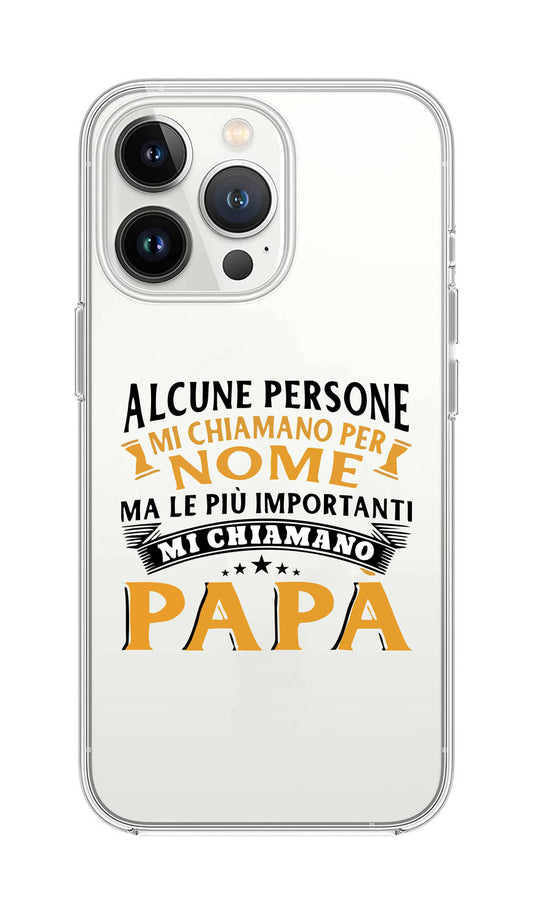 Cover Compatibile Con Tutti i Modelli iPhone - ALCUNE PERSONE MI CHIAMANO PER NOME - Trasparente UltraSottili AntiGraffio Antiurto Case Custodia Marca