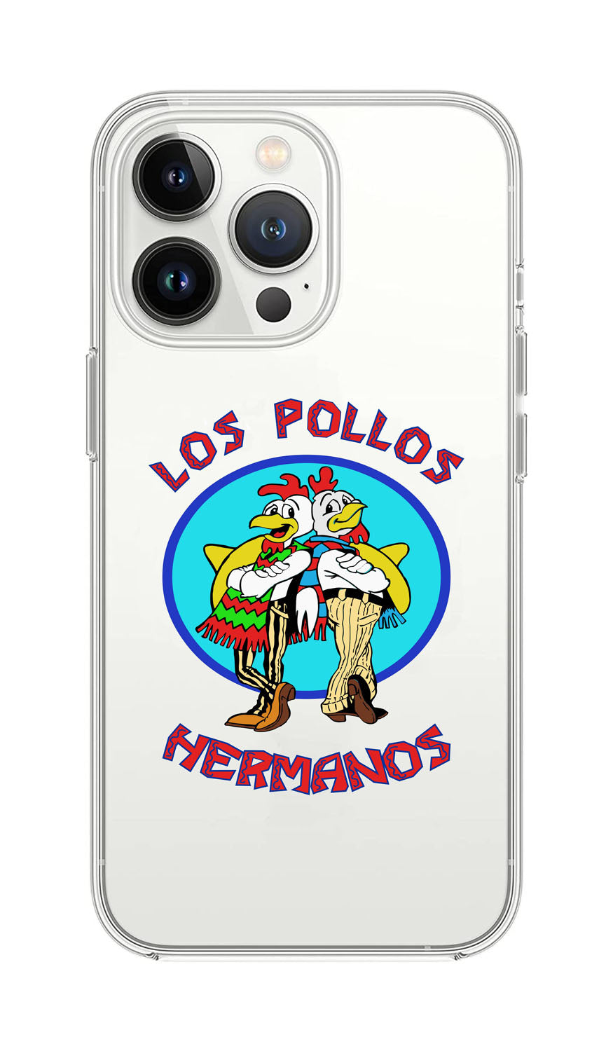 Cover Compatibile Con Tutti i Modelli iPhone - LOS POLLOS HERMANOS - Trasparente UltraSottili AntiGraffio Antiurto Case Custodia Marca