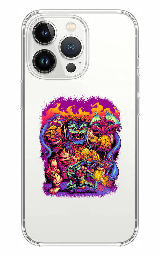 Cover Compatibile Con Tutti i Modelli iPhone - GHOST 'N GOBLINS - Trasparente UltraSottili AntiGraffio Antiurto Case Custodia Marca