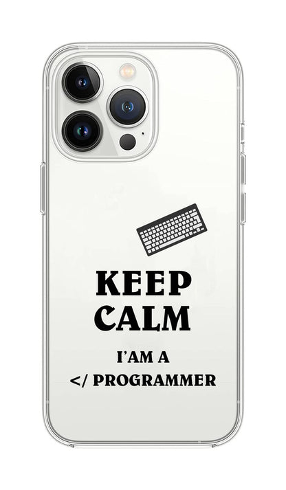 Cover Compatibile Con Tutti i Modelli iPhone - I'M A PROGRAMMER - Trasparente UltraSottili AntiGraffio Antiurto Case Custodia Marca