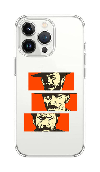 Cover Compatibile Con Tutti i Modelli iPhone - IL BUONO IL BRUTTO IL CATTIVO - Trasparente UltraSottili AntiGraffio Antiurto Case Custodia Marca