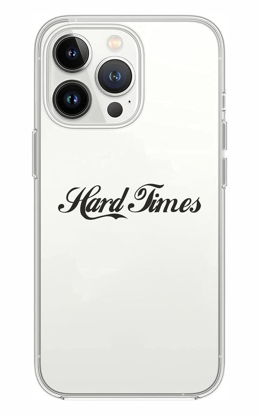 Cover Compatibile Con Tutti i Modelli iPhone - HARD TIMES  - Trasparente UltraSottili AntiGraffio Antiurto Case Custodia Marca