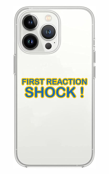 Cover Compatibile Con Tutti i Modelli iPhone - FIRST REACTION SHOCK - Trasparente UltraSottili AntiGraffio Antiurto Case Custodia Marca
