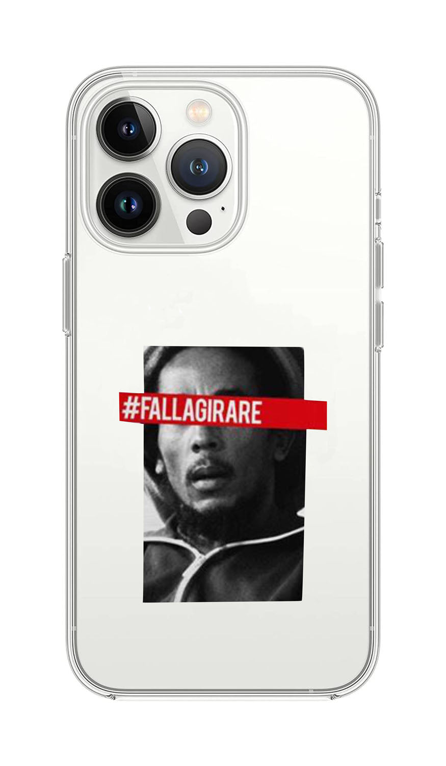 Cover Compatibile Con Tutti i Modelli iPhone - FALLA GIRARE - Trasparente UltraSottili AntiGraffio Antiurto Case Custodia Marca