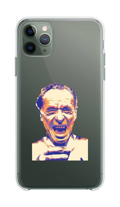 Cover Compatibile Con Tutti i Modelli iPhone - CHARLES BUKOWSKI - Trasparente UltraSottili AntiGraffio Antiurto Case Custodia Marca