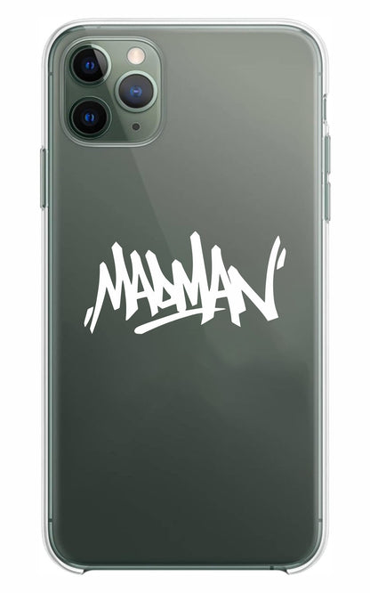 Cover Compatibile Con Tutti i Modelli iPhone - MADMAN - Trasparente UltraSottili AntiGraffio Antiurto Case Custodia Marca