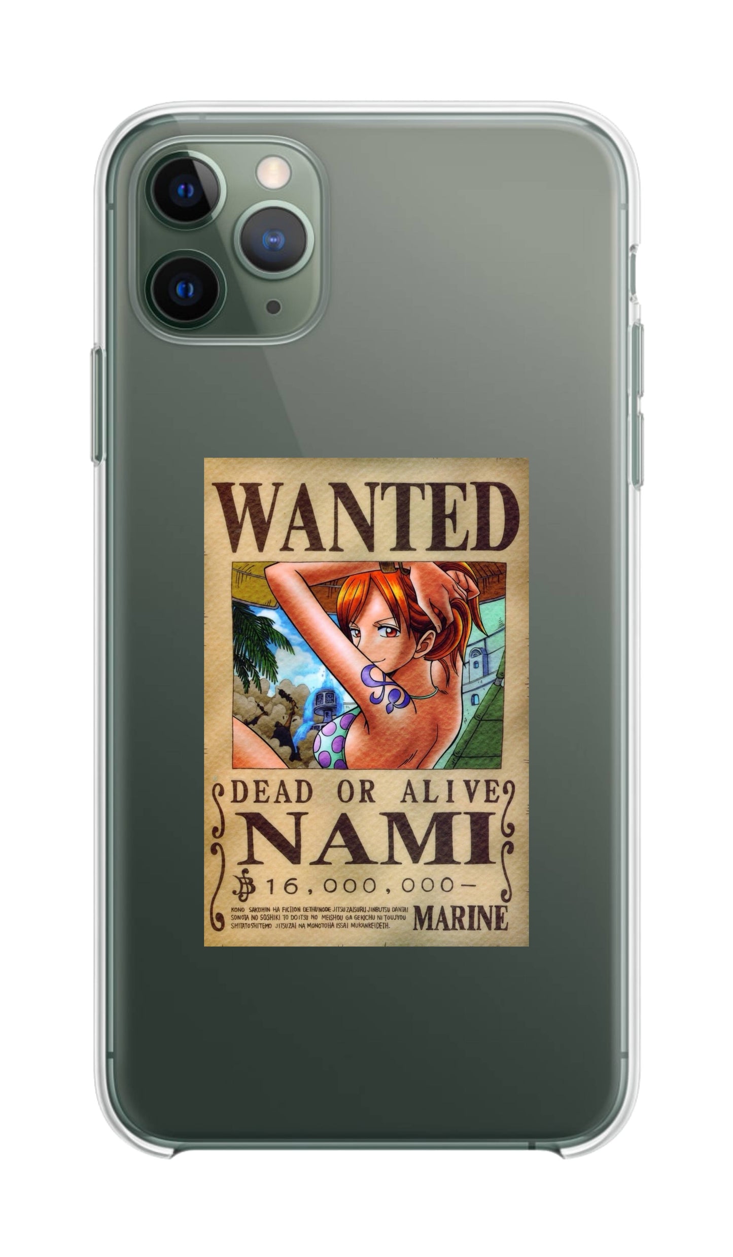 Cover Compatibile Con Tutti i Modelli iPhone - NAMI DEAD OR ALIVE - Trasparente UltraSottili AntiGraffio Antiurto Case Custodia Marca