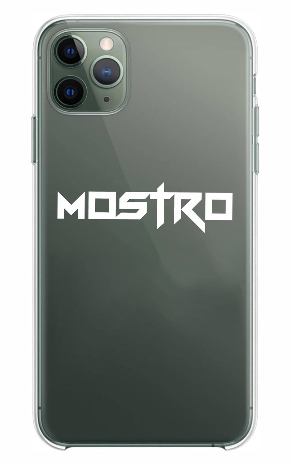 Cover Compatibile Con Tutti i Modelli iPhone - MOSTRO  - Trasparente UltraSottili AntiGraffio Antiurto Case Custodia Marca