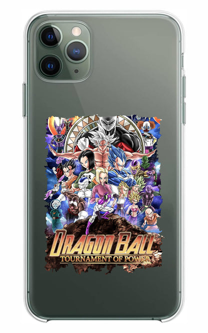 Cover Compatibile Con Tutti i Modelli iPhone - DRAGON BALL TORNEO DEL POTERE - Trasparente UltraSottili AntiGraffio Antiurto Case Custodia Marca