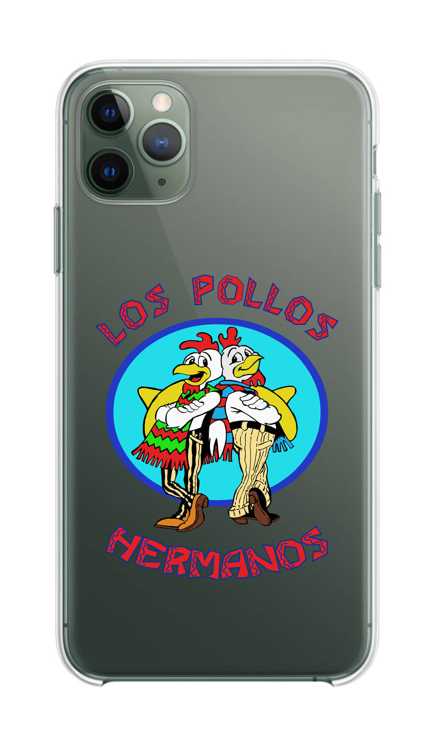 Cover Compatibile Con Tutti i Modelli iPhone - LOS POLLOS HERMANOS - Trasparente UltraSottili AntiGraffio Antiurto Case Custodia Marca