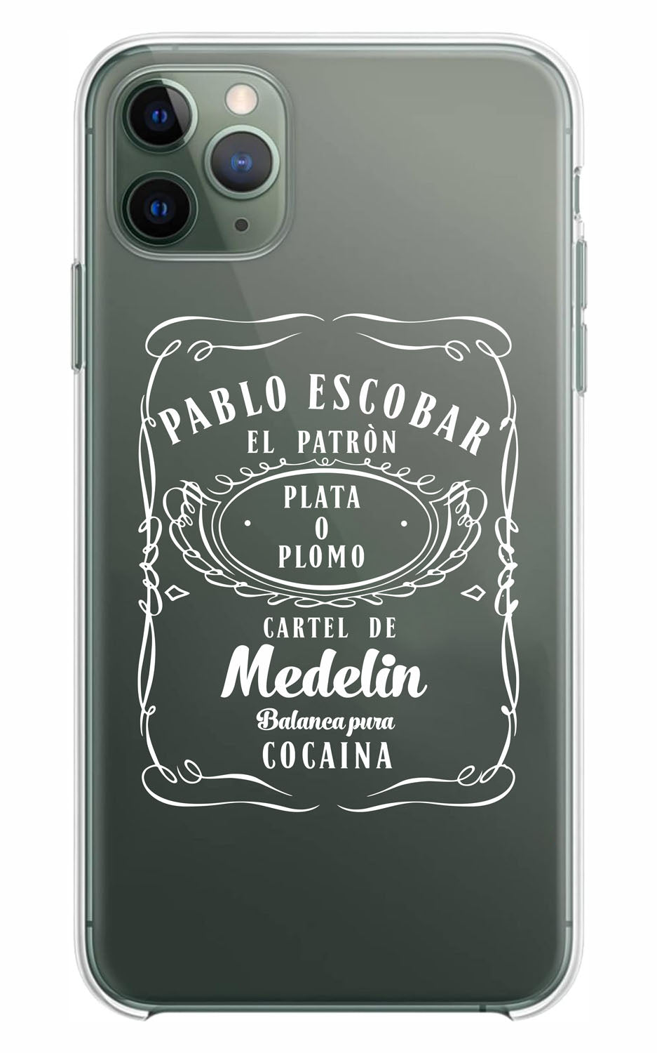 Cover Compatibile Con Tutti i Modelli iPhone - EL PATRON - Trasparente UltraSottili AntiGraffio Antiurto Case Custodia Marca