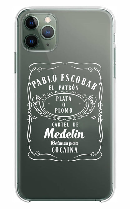 Cover Compatibile Con Tutti i Modelli iPhone - EL PATRON - Trasparente UltraSottili AntiGraffio Antiurto Case Custodia Marca