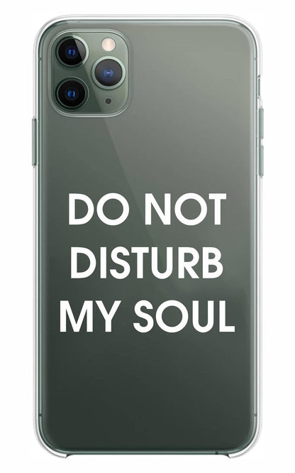 Cover Compatibile Con Tutti i Modelli iPhone - DO NOT DISTURB - Trasparente UltraSottili AntiGraffio Antiurto Case Custodia Marca
