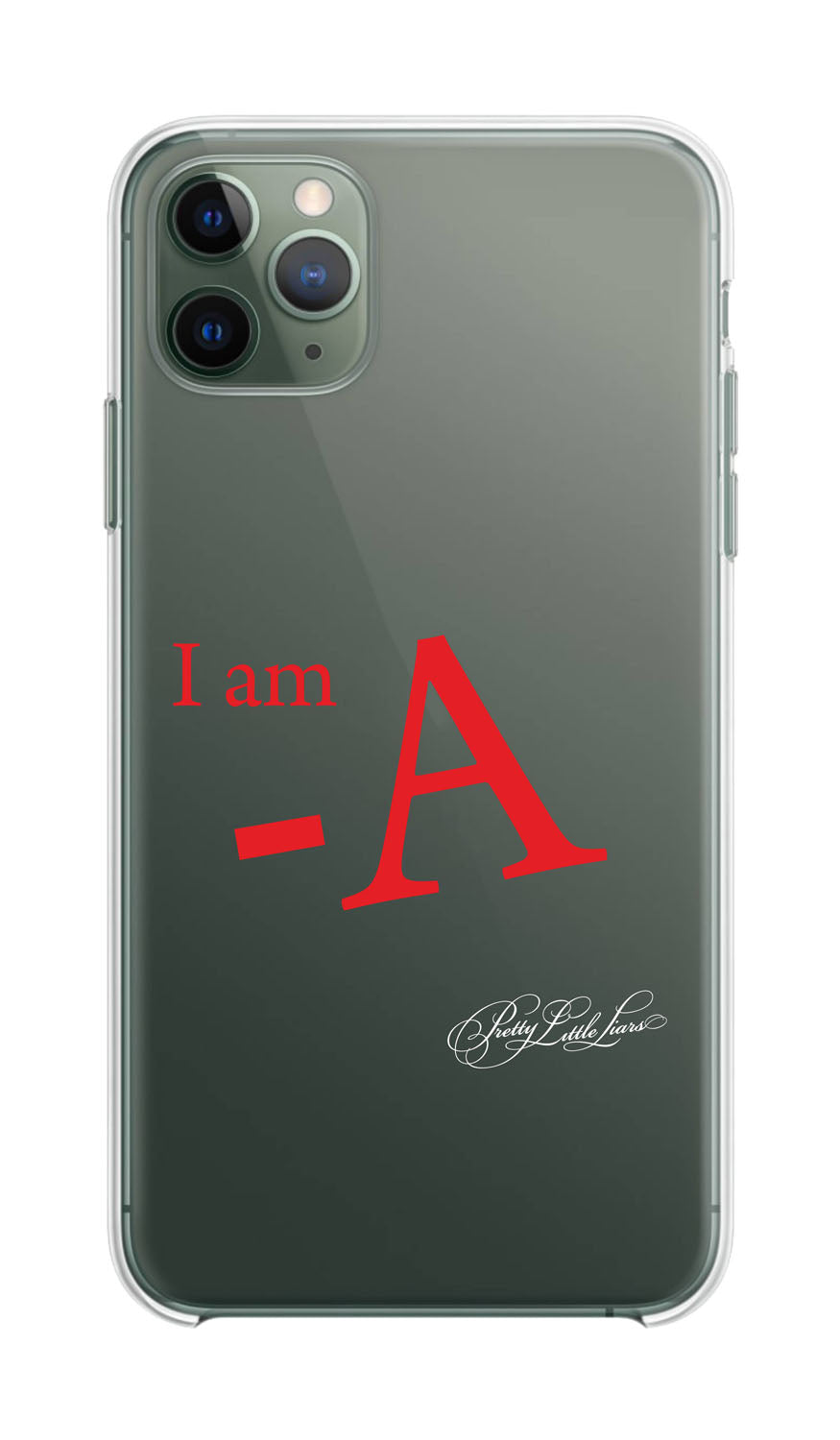 Cover Compatibile Con Tutti i Modelli iPhone - I AM -A - Trasparente UltraSottili AntiGraffio Antiurto Case Custodia Marca
