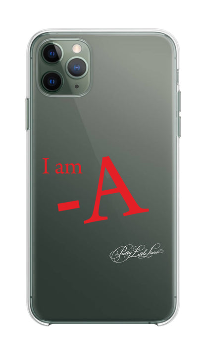 Cover Compatibile Con Tutti i Modelli iPhone - I AM -A - Trasparente UltraSottili AntiGraffio Antiurto Case Custodia Marca